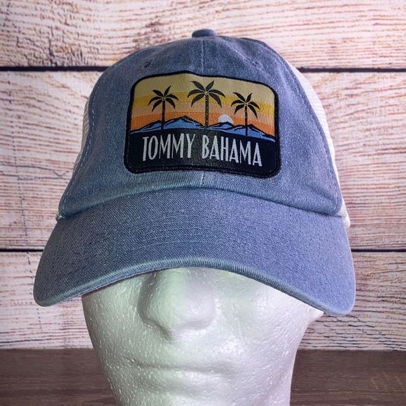 Unisex Tommy Bahama Island Life Cap Strap-Back Mesh-Back Hat - Picture 1 of 10